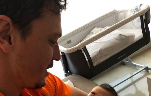 Daniella with her dad