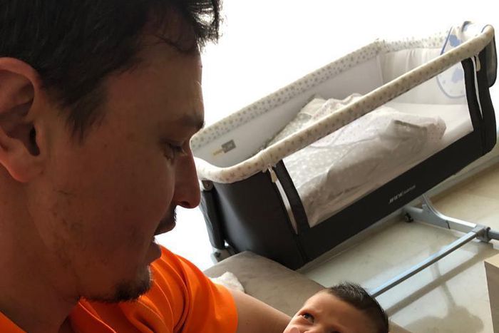 Daniella with her dad