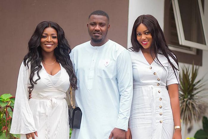 Yvonne Okoro, John Dumelo and Yvonne Nelson
