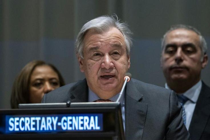 UN Secretary-General Antonio Guterres is warning against a rollback of women's rights worldwide