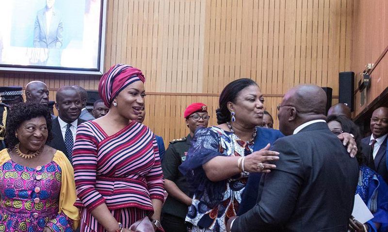 Nana Addo Rebecca kiss