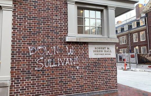 Black Harvard professor representing Weinstein hit with graffiti, campus criticism