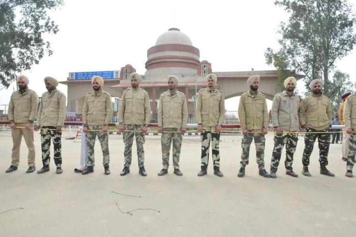 The highly symbolic Wagah crossing point is famed for hosting colourful rival ceremonies by India and Pakistan