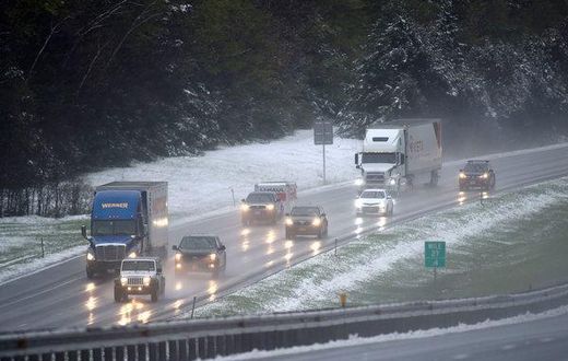 Snowing in New England, soaking in the South -- you call this spring?