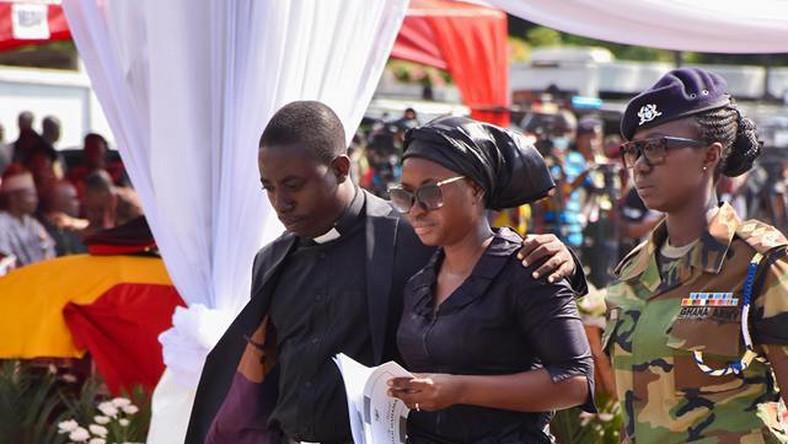 Soldiers and civilians moved to tears at Maj Mahama's funeral