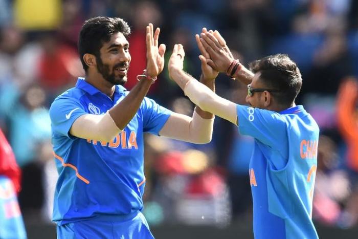Pace bowler Jasprit Bumrah (left) is one of India's main dangermen