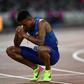 American Donavan Brazier set a US record even though he came in second to Kenya's Michael Saruni at the Millrose Games athletics meet in New York