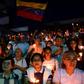 Anti-government demonstrators gather during a day of vigils and prayers called by Venezuelan opposition leader and self-proclaimed interim president Juan Guaido on May 5, 2019