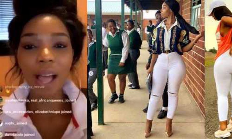 Beware: Secondary school teacher with heavy backside issues serious warning (Video)