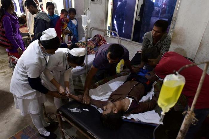 Police said people started falling sick after consuming a batch of illegally produced liquor late Thursday