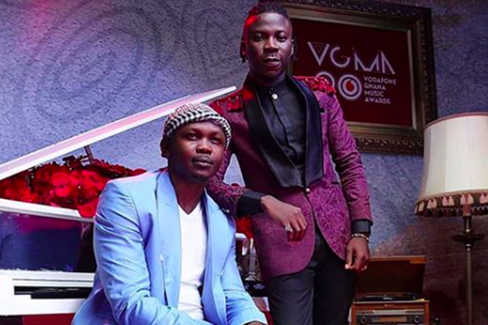 Stonebwoy and manager, Blakk Cedi