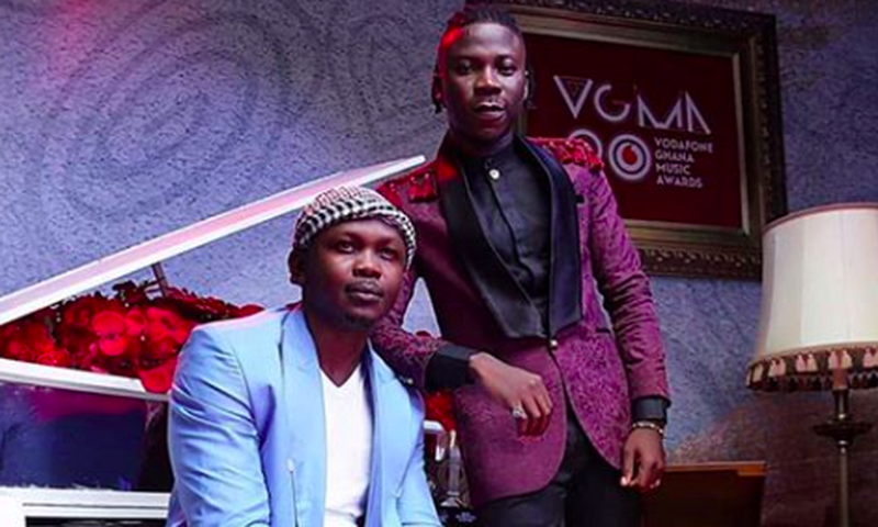 Stonebwoy and manager, Blakk Cedi