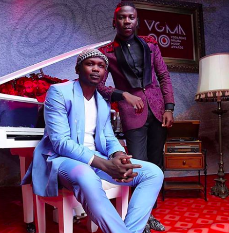 Stonebwoy and manager, Blakk Cedi