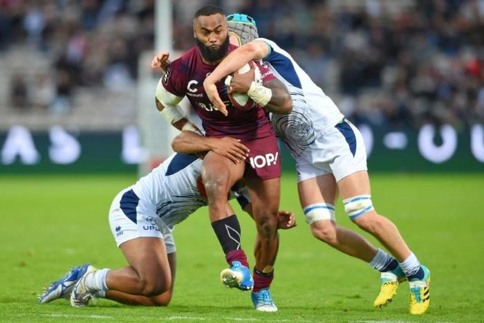 Power-packed: Bordeaux-Begles' Fijian centre Semi Radradra