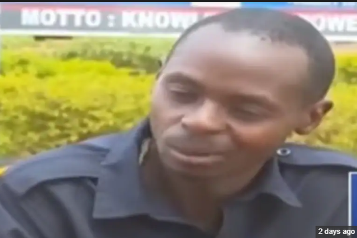 University graduate becomes security guard at his former S.H.S after years of fruitless job searching