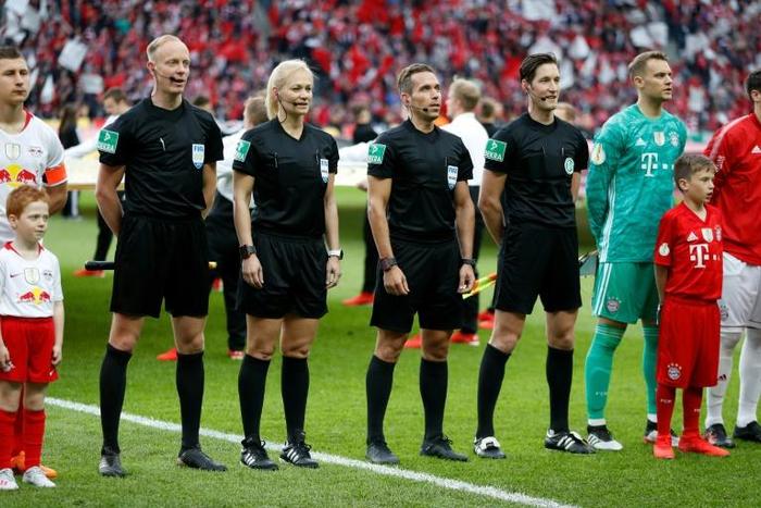 Bibiana Steinhaus is the only female referee active in one of Europe's top men's leagues