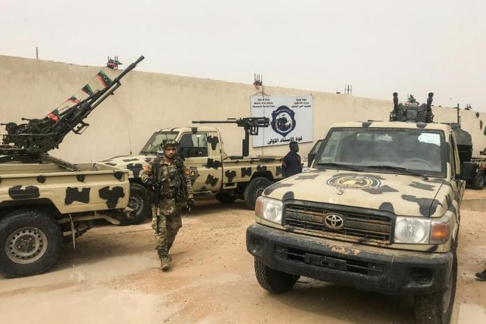 Militiamen in Libya's east say they have seized some vehicles from Haftar's forces
