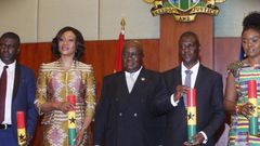 Nana addo with EC bosses