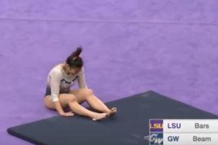 Watch This Gymnast's Horrifying Fall