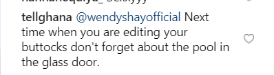 Instagram comment