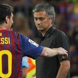 Lionel Messi and Jose Mourinho