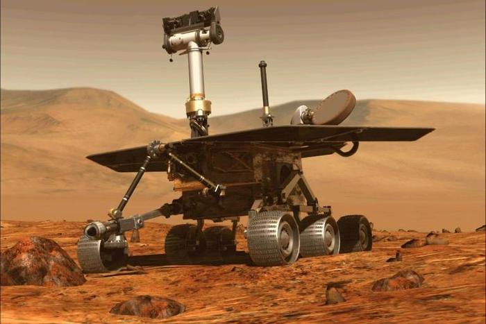 Opportunity, NASA's six-wheeled Mars rover