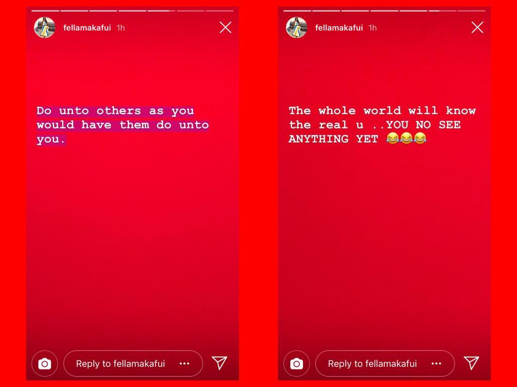 Fella Makafui's posts