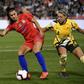 Alex Morgan (13) scored the 100th goal of her career during the US women's 5-3 win over Australia in Denver