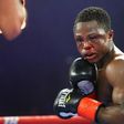 Isaac Dogboe was unable to continue the fight after his father threw in the towel