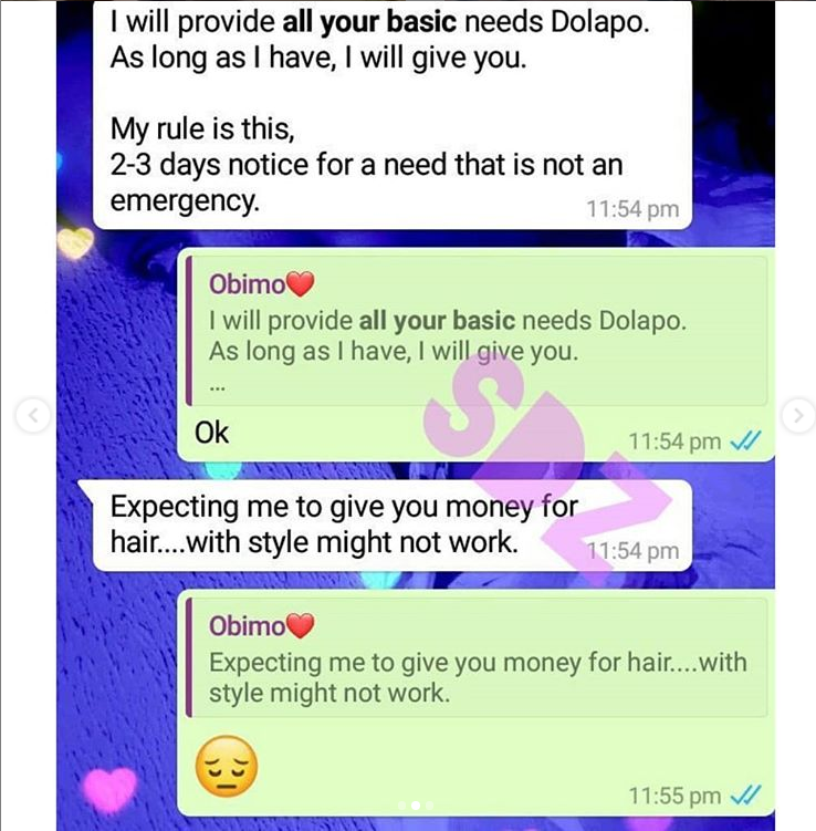 WhatsApp convo