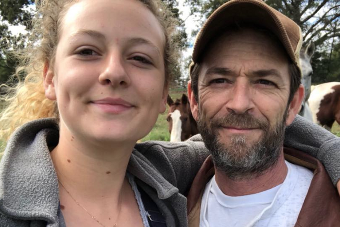 Luke Perry's Daughter Sophie Reacts to His Death
