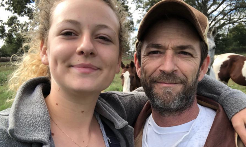 Luke Perry's Daughter Sophie Reacts to His Death