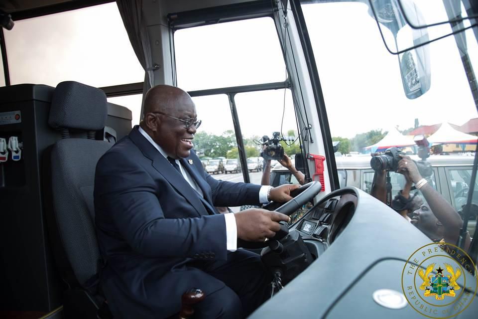 Akufo-Addo retools military with 140 vehicles