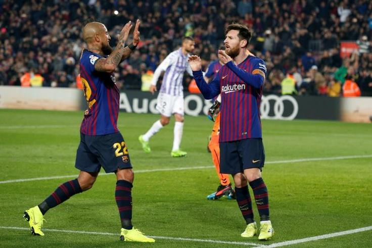 Lionel Messi helped Barcelona go seven points clear in Spain