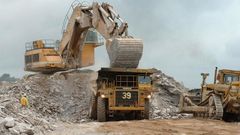 Excavators and bulldozers