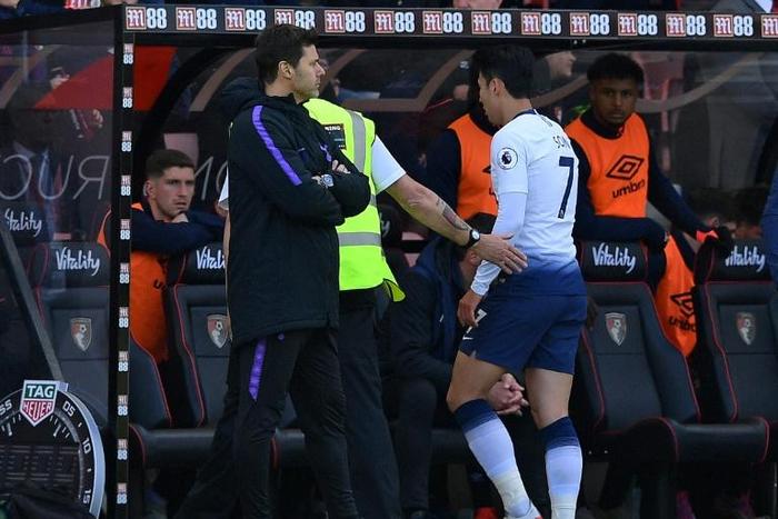 Tottenham's Son Heung-min storms away after being sent off at Bournemouth