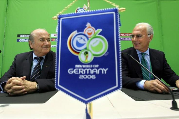 Sepp Blatter and Franz Beckenbauer back in 2006