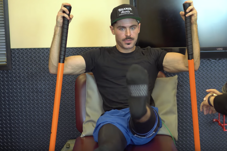 Zac Efron Shares His Recovery from Knee Surgery
