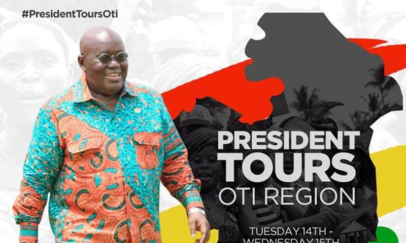 Akufo-Addo tours Oti Region