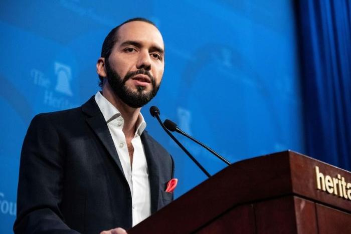 Nayib Bukele, seen here delivering a speech in Washington on March 13, 2019, was sworn into office as president of El Salvador in San Salvador on June 1, 2019