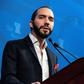 Nayib Bukele, seen here delivering a speech in Washington on March 13, 2019, was sworn into office as president of El Salvador in San Salvador on June 1, 2019