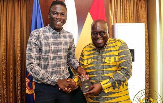 Stonebwoy and Nana Addo