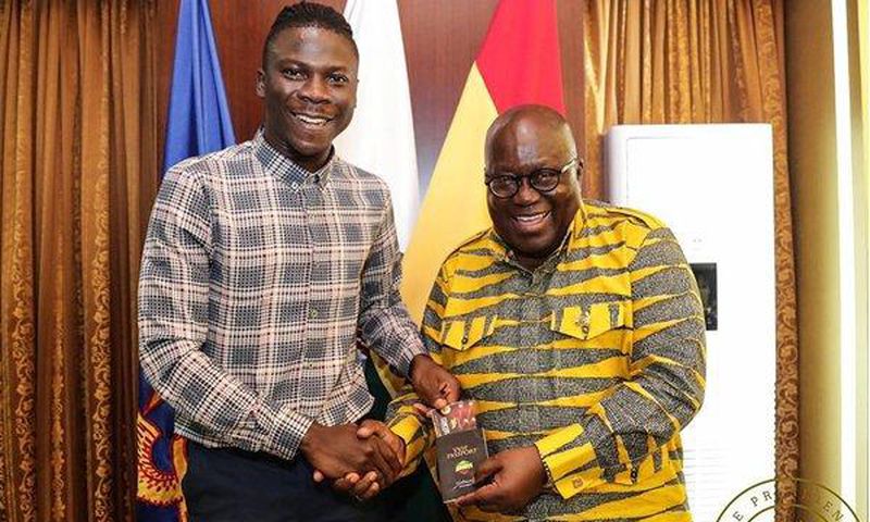 Stonebwoy and Nana Addo