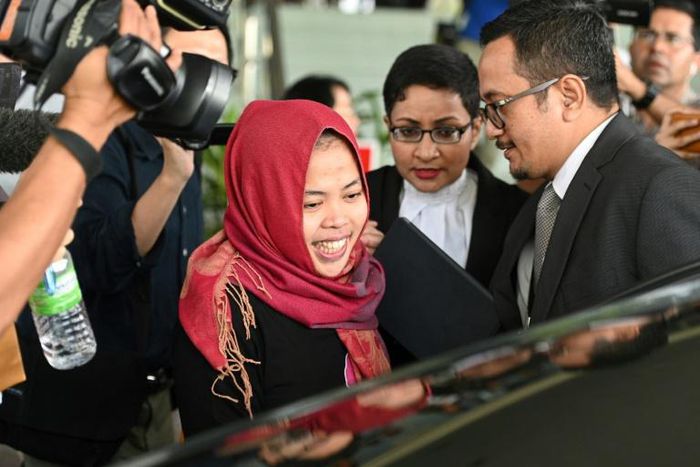 Siti Aisyah had been accused of killing Kim Jong Nam by smearing VX nerve agent on his face at Kuala Lumpur airport in February 2017, in a brazen Cold War-style hit that shocked the world