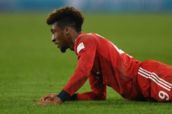 Bayern Munich are waiting on the fitness of Kingsley Coman after the Frenchman injured his ankle after scoring twice in Friday's 3-2 win at Augsburg
