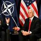 US Vice President Mike Pence brought greetings from President Trump, as well as a markedly different view on a number of issues, not least Syria, as he met Western leaders including NATO Secretary General Jens Stoltenberg in Munich