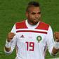 A file picture of Youssef en-Nesyri celebrating his goal for Morocco in a 2018 World Cup draw against Spain. At the weekend, he became the first Leganes footballer to score a La Liga hat-trick