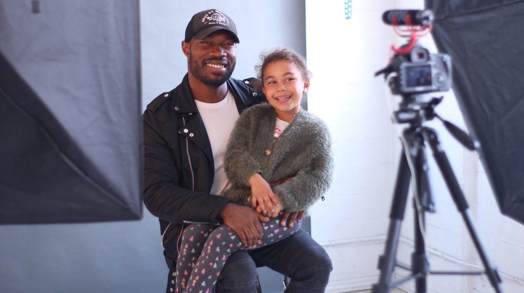 CJ and his daughter, Fiona Rogue.