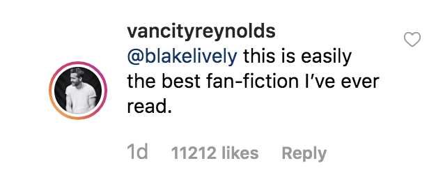 ryan reynolds blake lively instagram