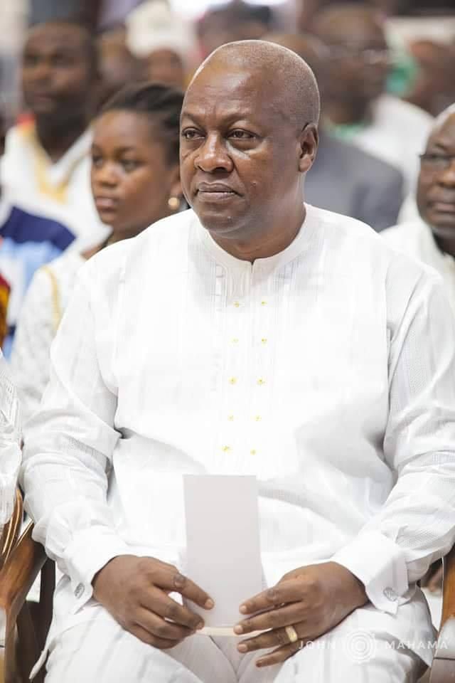 Former president John Mahama